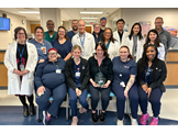 A group of employees from the Apheresis Therapy Treatment team.